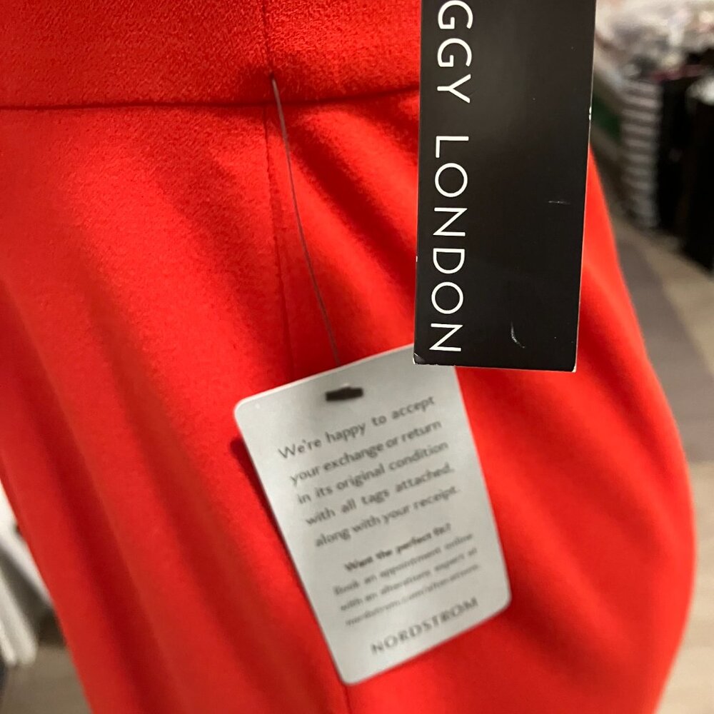 Maggy London Red Dress - Picture 3 of 5
